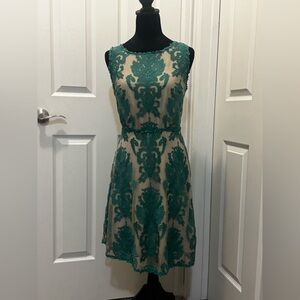 ✨Chelsea & Violet✨ Teal Lace Midi Dress ✨✨EXCELLENT CONDITION✨✨